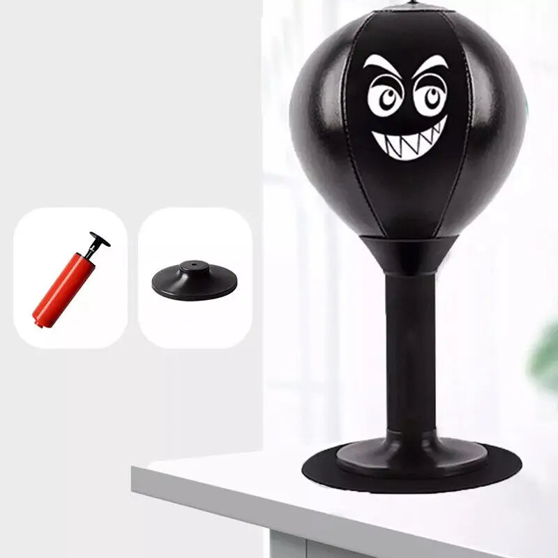 Kaiwatoy®Desktop Punching Bag,Stress Buster with Suction Cup for Office Table and Counters, Funny Toys for Kids Coworkers and Friends