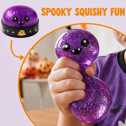 Halloween Blind Box Squishy – Cute Spooky Pumpkin & Devil Slow Rising Mochi Squishy Toys, Stress Relief Sensory Fidget, Surprise Random Style