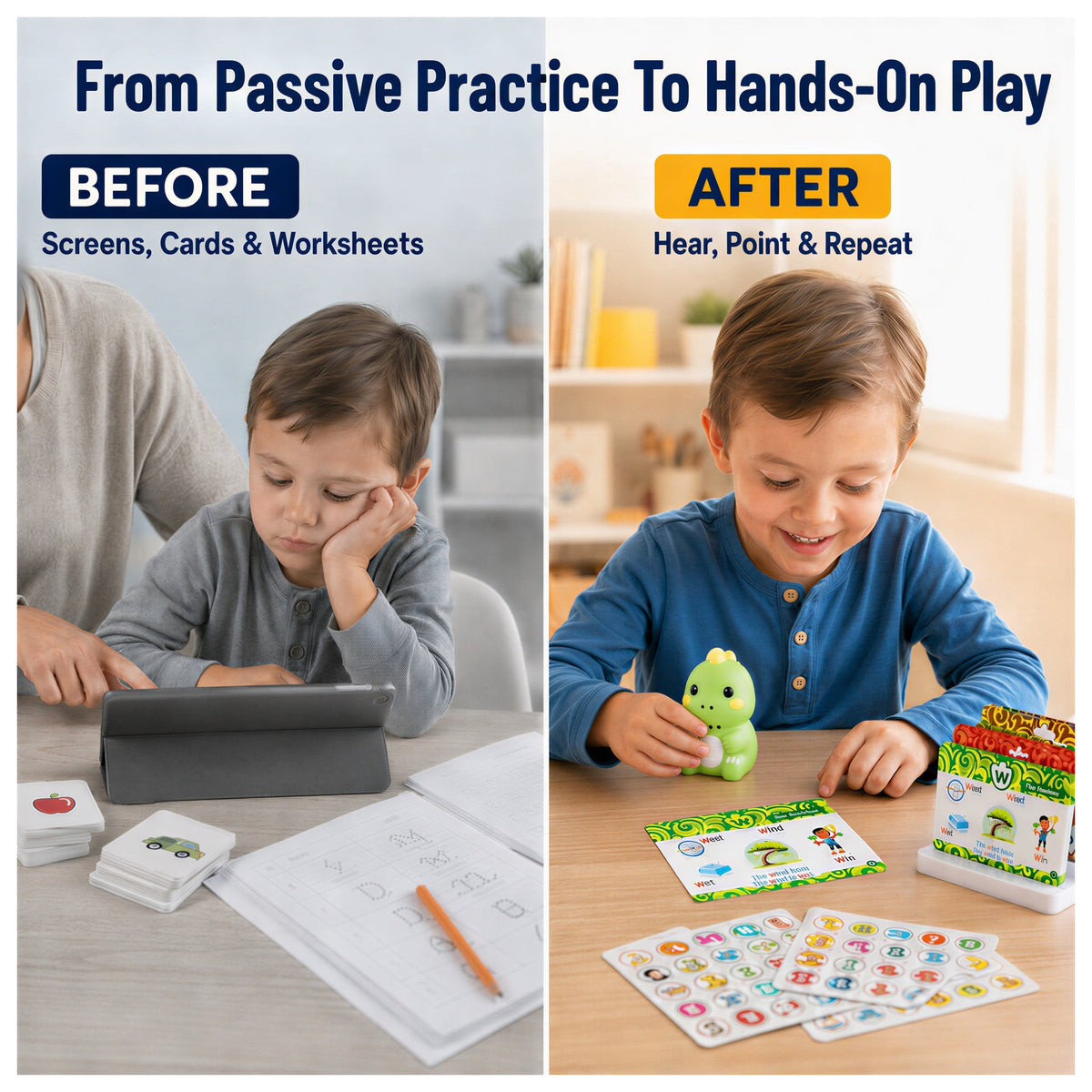 Kaiwatoy® Talking Dinosaur — Interactive Learning Cards