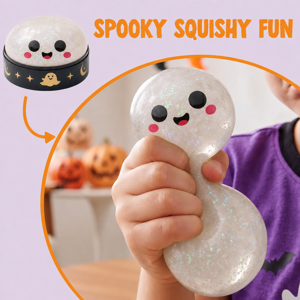 Halloween Blind Box Squishy – Cute Spooky Pumpkin & Devil Slow Rising Mochi Squishy Toys, Stress Relief Sensory Fidget, Surprise Random Style