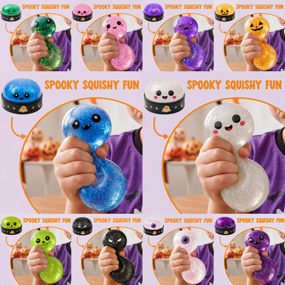 Halloween Blind Box Squishy – Cute Spooky Pumpkin & Devil Slow Rising Mochi Squishy Toys, Stress Relief Sensory Fidget, Surprise Random Style