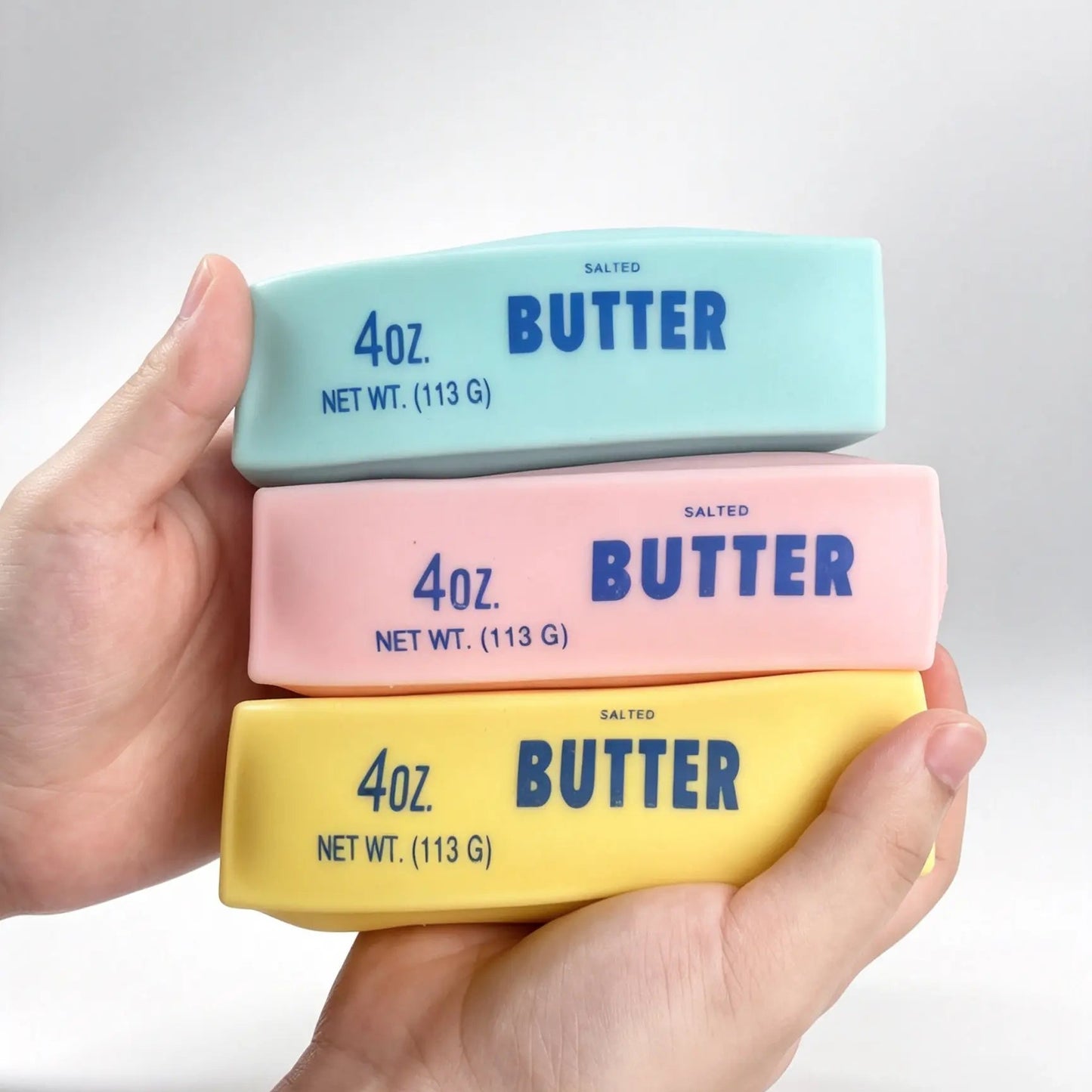 Crunchy Sound Butter Bar Squishy Toy Soft Squeeze Fidget Toy