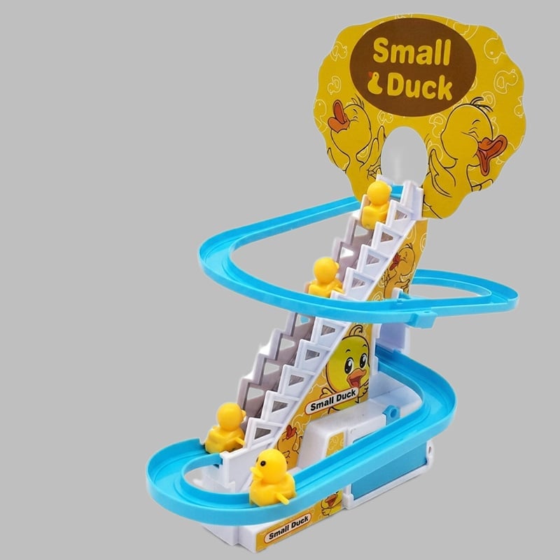 Electric duck climbing race track toy product view