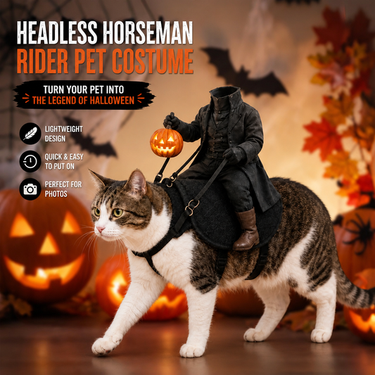 Halloween Headless Horseman Cosplay Costume for Pets