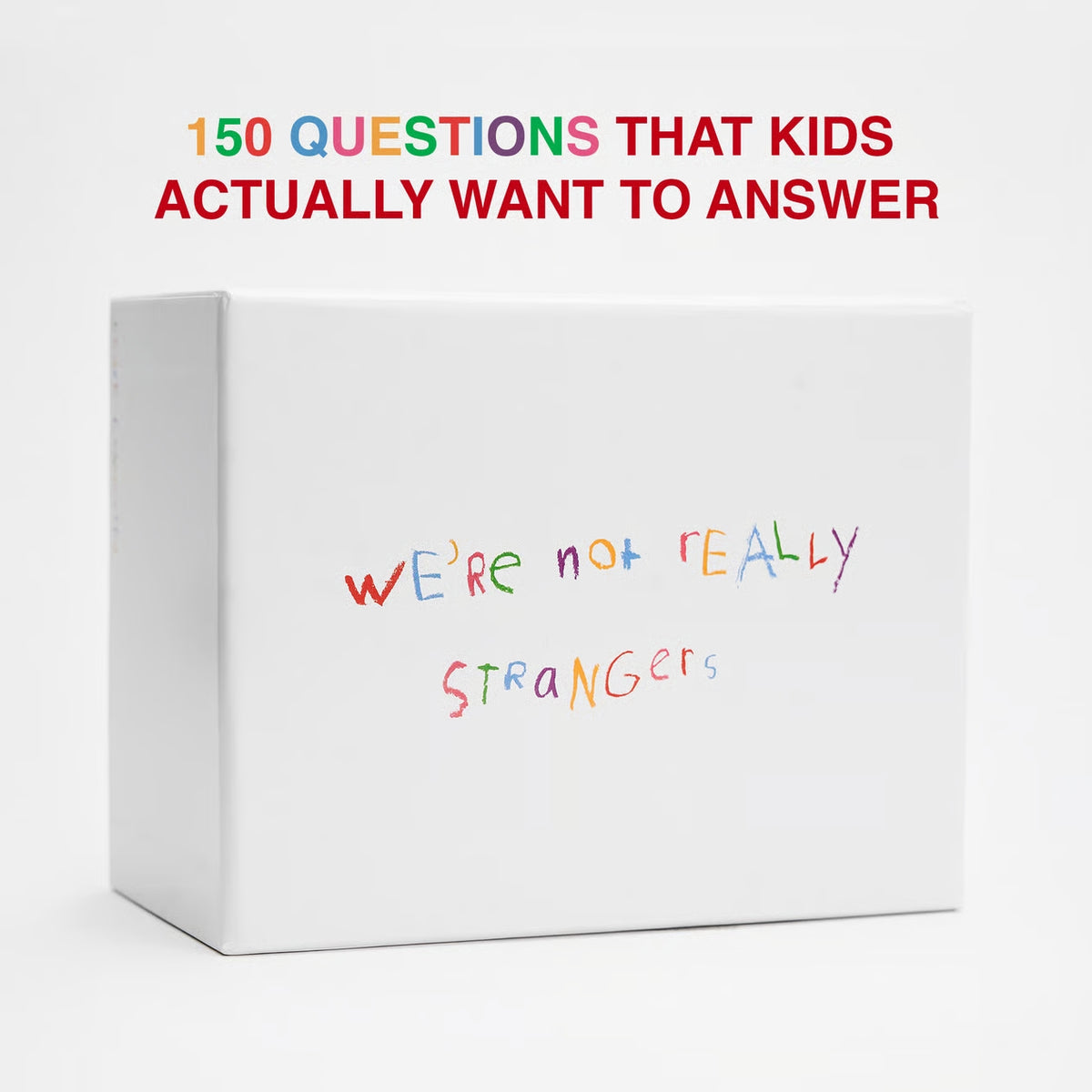 WE'RE NOT REALLY STRANGERS Kids Edition, Conversation Card Games for Kids