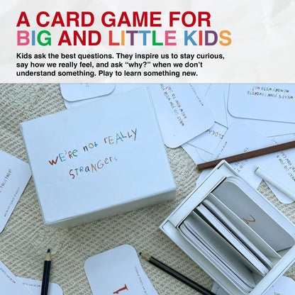 WE'RE NOT REALLY STRANGERS Kids Edition, Conversation Card Games for Kids