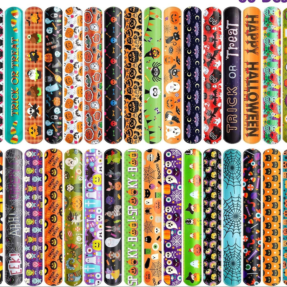 🎁 FREE Today Only!  1 Halloween Slap Bracelet (Random Design) – $0.00