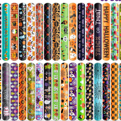 🎁 FREE Today Only!  1 Halloween Slap Bracelet (Random Design) – $0.00