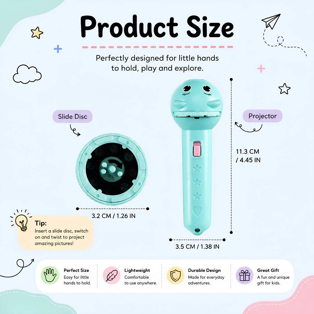 Kaiwatoy® Animal Story Projection Flashlight