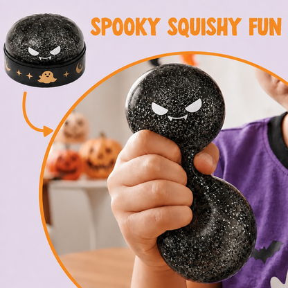 Halloween Blind Box Squishy – Cute Spooky Pumpkin & Devil Slow Rising Mochi Squishy Toys, Stress Relief Sensory Fidget, Surprise Random Style