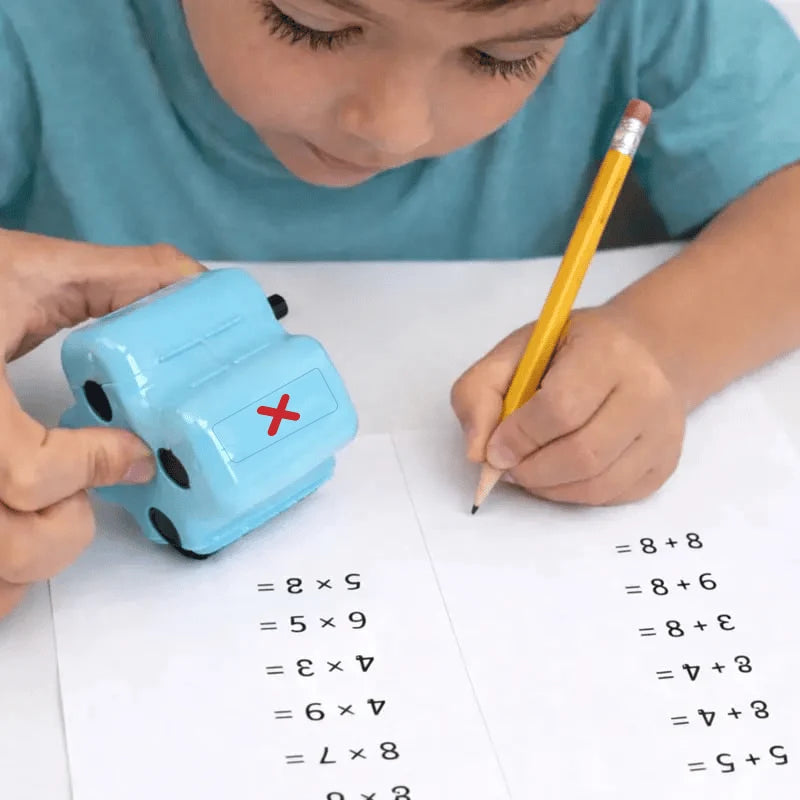 Kaiwatoy® 4-in-1 Math Stamp Roller