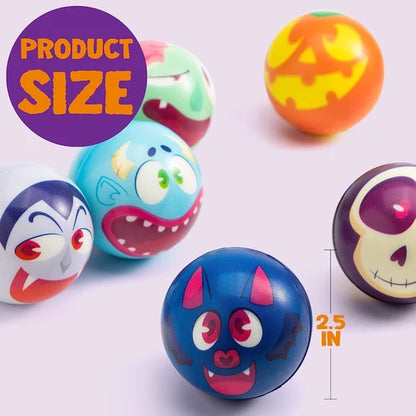 24-Pack Halloween Squishies – 12 Spooky Designs, Mood-Boosting Stress Relief for All Ages