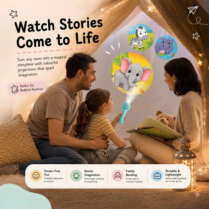 Kaiwatoy® Animal Story Projection Flashlight
