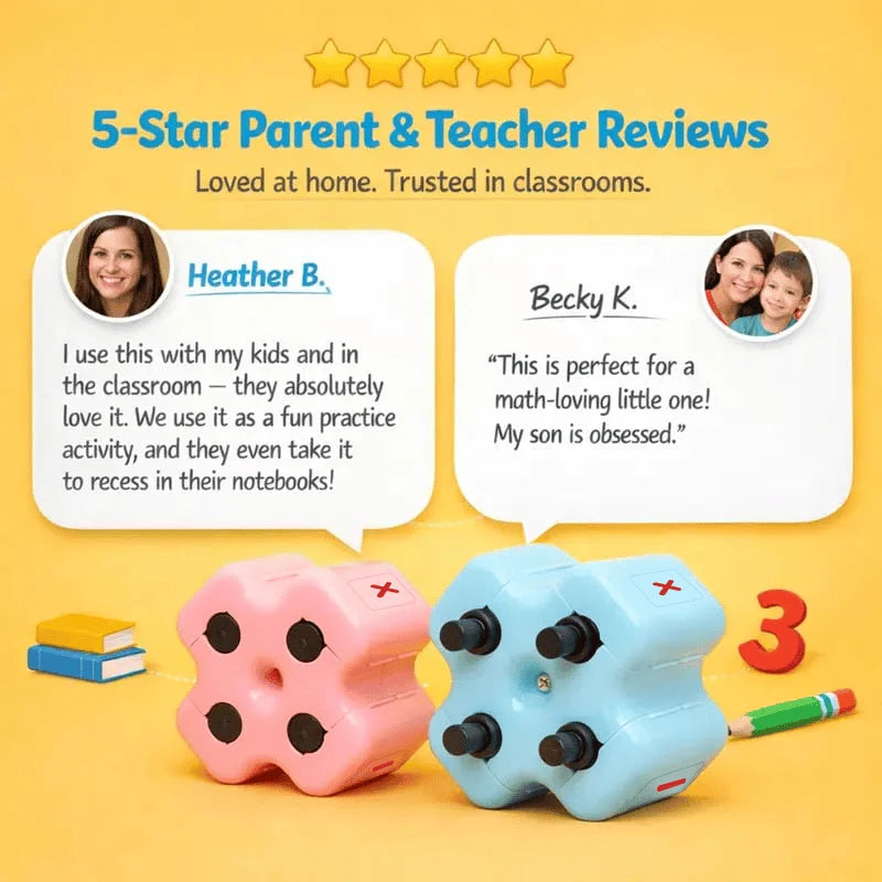 Kaiwatoy® 4-in-1 Math Stamp Roller