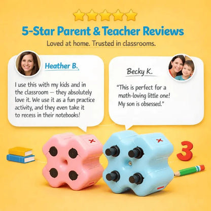 Kaiwatoy® 4-in-1 Math Stamp Roller