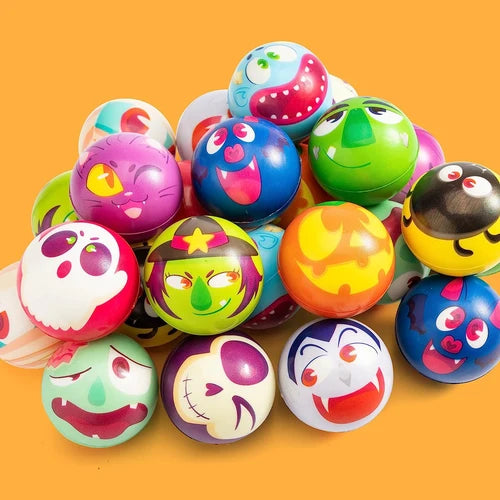24-Pack Halloween Squishies – 12 Spooky Designs, Mood-Boosting Stress Relief for All Ages