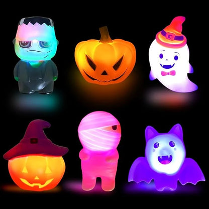 Kaiwatoy® 6 Pack Halloween Light Up Bath Toys Halloween Toys