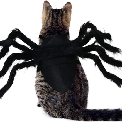 ️🕷️Halloween spider-themed pet costume, Halloween pet decoration and accessories
