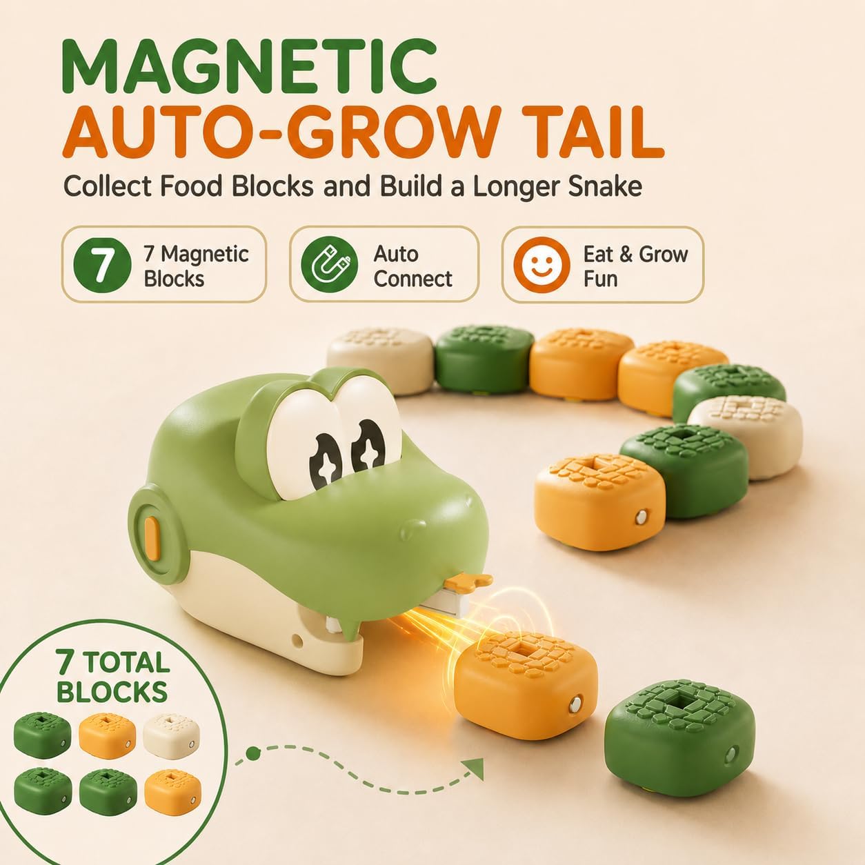 Magnetic Remote Control Snake Game Toy