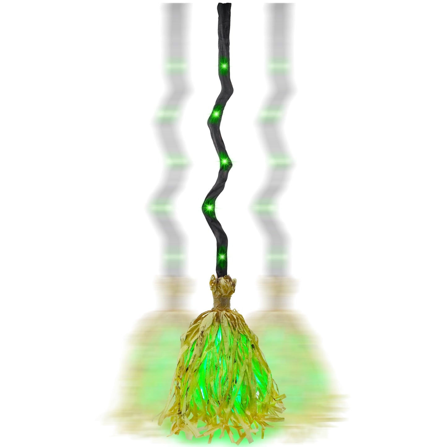 🎃🧹Floating Witch's Broom –Haunted Dancing Moving Broom