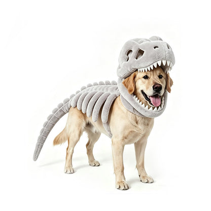 Pet Dinosaur Costume, Dog Dinosaur Skeleton Costume