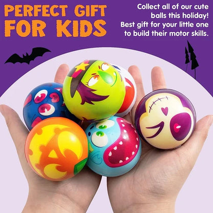 24-Pack Halloween Squishies – 12 Spooky Designs, Mood-Boosting Stress Relief for All Ages