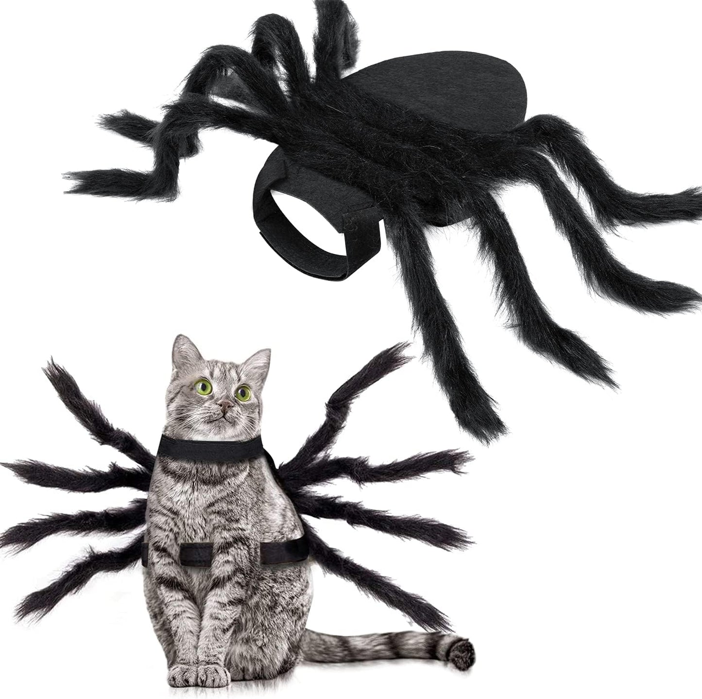 ️🕷️Halloween spider-themed pet costume, Halloween pet decoration and accessories