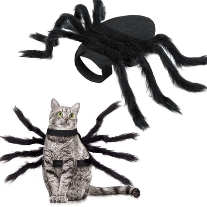 ️🕷️Halloween spider-themed pet costume, Halloween pet decoration and accessories