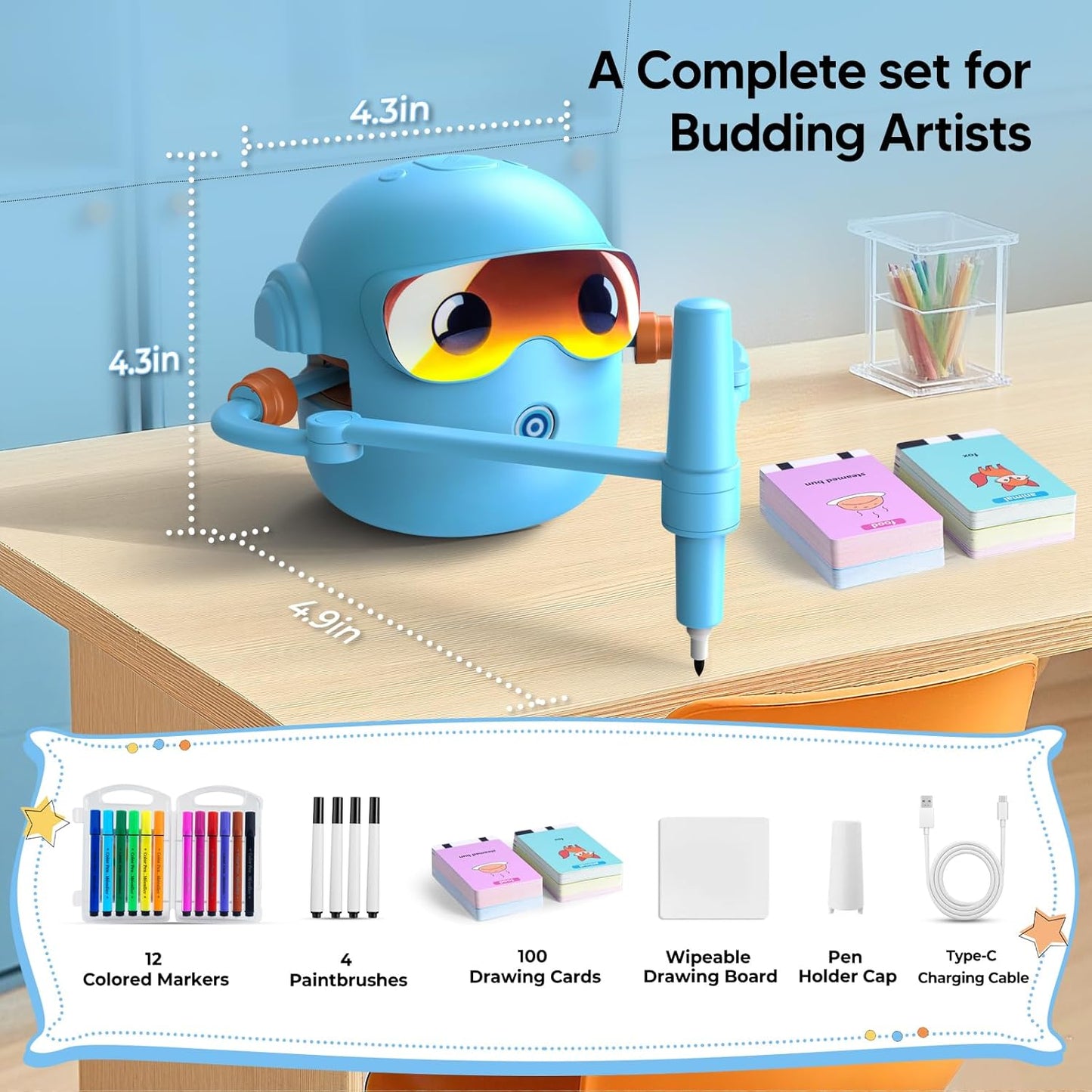 Kaiwatoy™ Drawing Robot – Interactive Drawing Toy for Kids Ages 3+