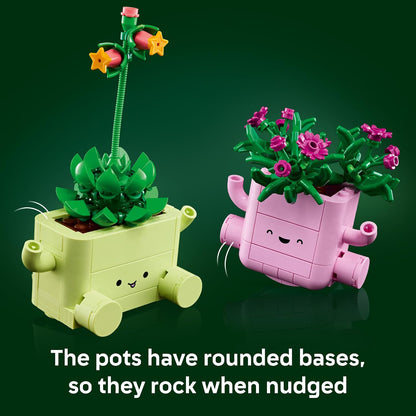 Botanicals Rocking Plants - Building Toy for Kids, Girls & Boys, Ages 9+ - Decor for Dorm Desk or Shelf - Housewarming Gift Ideas