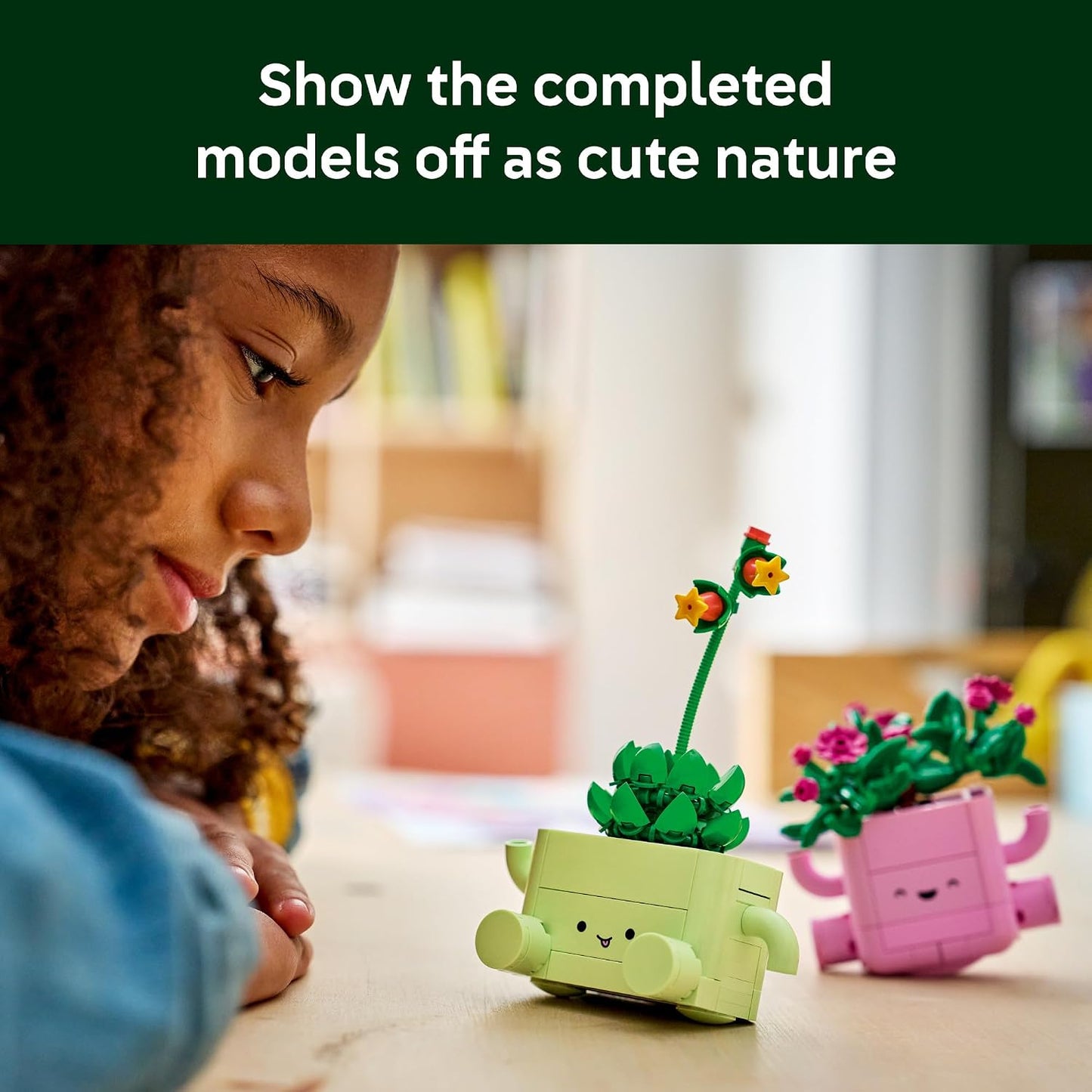 Botanicals Rocking Plants - Building Toy for Kids, Girls & Boys, Ages 9+ - Decor for Dorm Desk or Shelf - Housewarming Gift Ideas