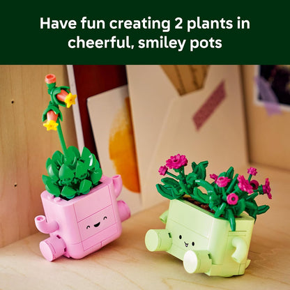 Botanicals Rocking Plants - Building Toy for Kids, Girls & Boys, Ages 9+ - Decor for Dorm Desk or Shelf - Housewarming Gift Ideas