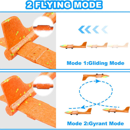 Kaiwatoy® 3 Pack Airplane Launcher Toys| Catapult Plane Toy for Boys
