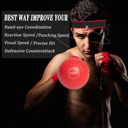 Boxing Reflex Ball,Great for Hand Eye Coordination Punching Speed and Fight Reaction