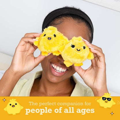 Kaiwatoy® Support Chickies  Great Gift Ideas for Loved Ones of All Ages, Includes 5 Plushies with Carrying Basket