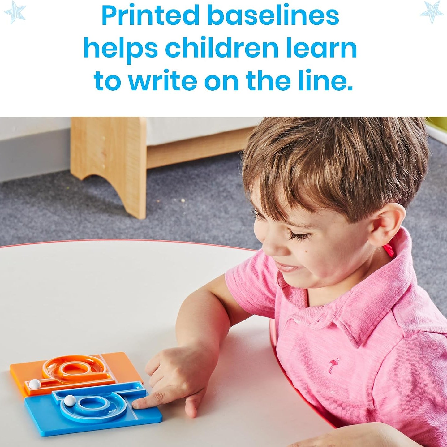 Kaiwatoy® MarbleTracers- Lowercase letters, 24 letter tracking tray
