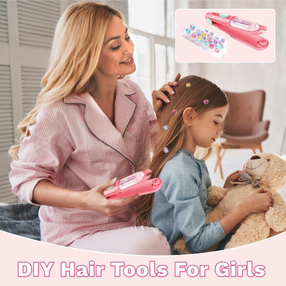 Hair Gem Stamper Kit, Birthday Gifts Toys for Girls Ages 3-12