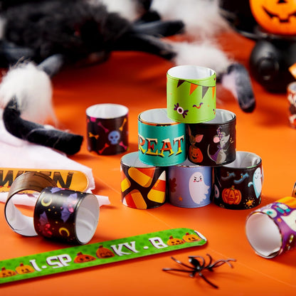 🎁 FREE Today Only!  1 Halloween Slap Bracelet (Random Design) – $0.00