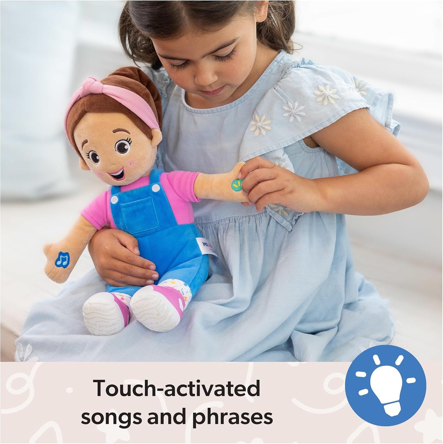 Ms. Rachel Speak & Sing Doll,  Interactive Toy with Sounds |  Encourages Speech, Volume Control, Toddler Toys
