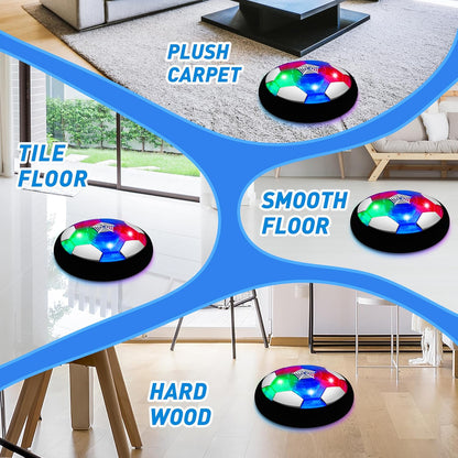 LED Hover Soccer Ball Boy Toys, Light-Up Soccer Ball | Indoor Toy Games, Boy Toys for Age 3-10 Years Old