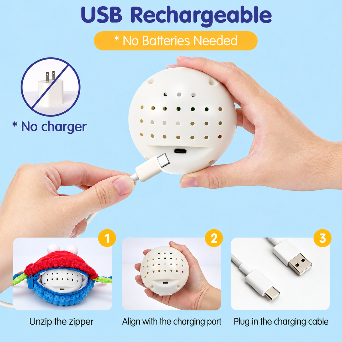 Musical Bouncing Crab Toy