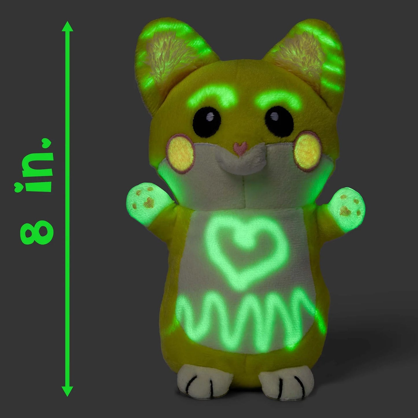 Glow in the Dark Bunny Plush Toy with LED Pen