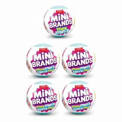 Karton Kühlschrank füllen + Mini Brands Kühlschrank + 4 seltene + Gratisgeschenk