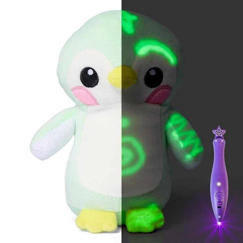 Glow in the Dark Bunny Plush Toy with LED Pen