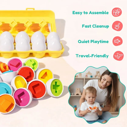 Kaiwatoy® Montessori Geometric Eggs
