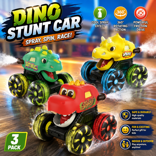 🦖 Dino Dash Press & Go Dinosaur Monster Truck Toy