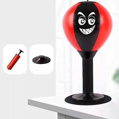 Kaiwatoy®Desktop Punching Bag,Stress Buster with Suction Cup for Office Table and Counters, Funny Toys for Kids Coworkers and Friends