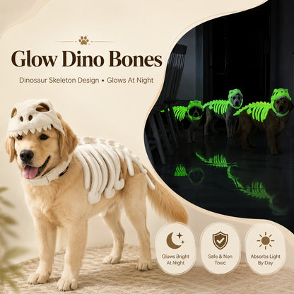 Pet Dinosaur Costume, Dog Dinosaur Skeleton Costume