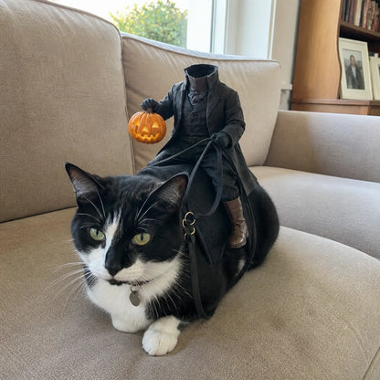 Halloween Headless Horseman Cosplay Costume for Pets