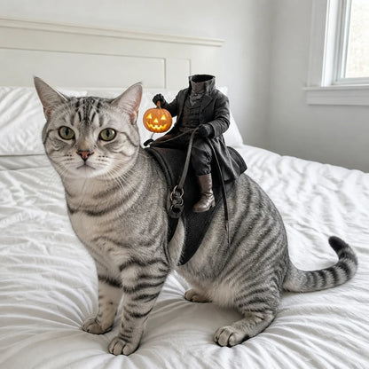 Halloween Headless Horseman Cosplay Costume for Pets